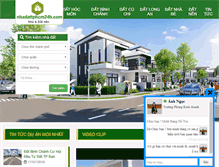 Tablet Screenshot of nhadattphcm24h.com